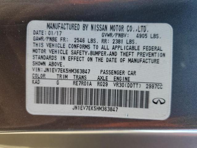 Photo 11 VIN: JN1EV7EK5HM363847 - INFINITI Q60 PREMIU 