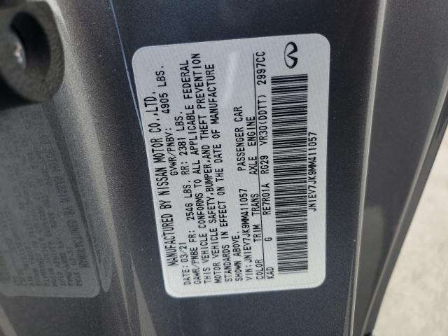 Photo 11 VIN: JN1EV7JK9MM411057 - INFINITI Q60 PURE 