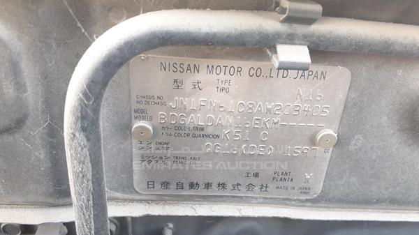 Photo 2 VIN: JN1FN61C8AW203405 - NISSAN SUNNY 