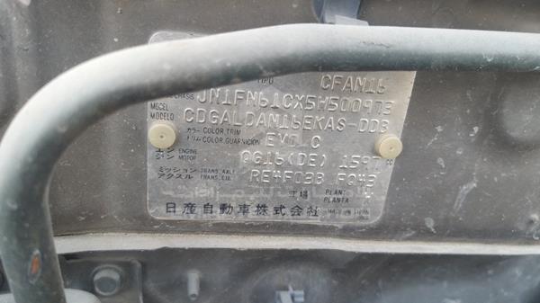 Photo 5 VIN: JN1FN61CX5W500973 - NISSAN SUNNY 