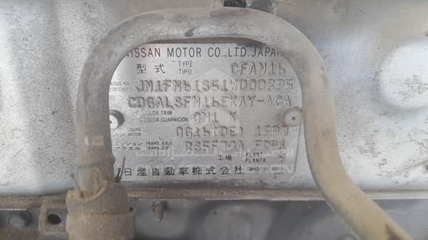 Photo 3 VIN: JN1FN61S51W000835 - NISSAN SUNNY 