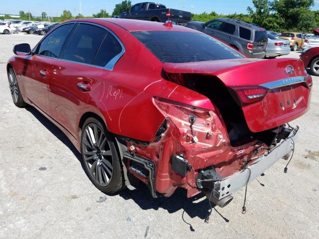 Photo 2 VIN: JN1FV7AP4KM760219 - INFINITI Q50 RED SP 