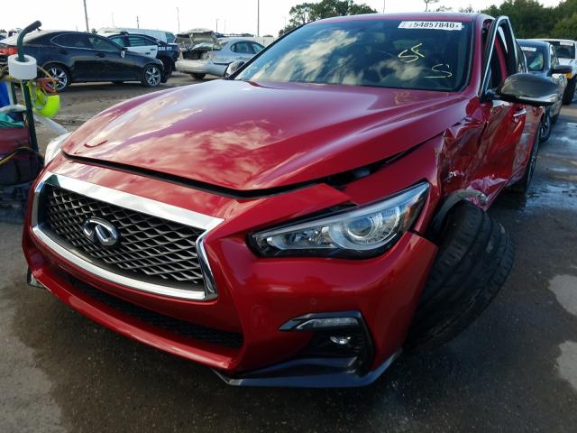 Photo 1 VIN: JN1FV7AP5JM460087 - INFINITI Q50 RED SP 