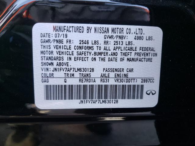 Photo 9 VIN: JN1FV7AP7LM630128 - INFINITI Q50 RED SP 