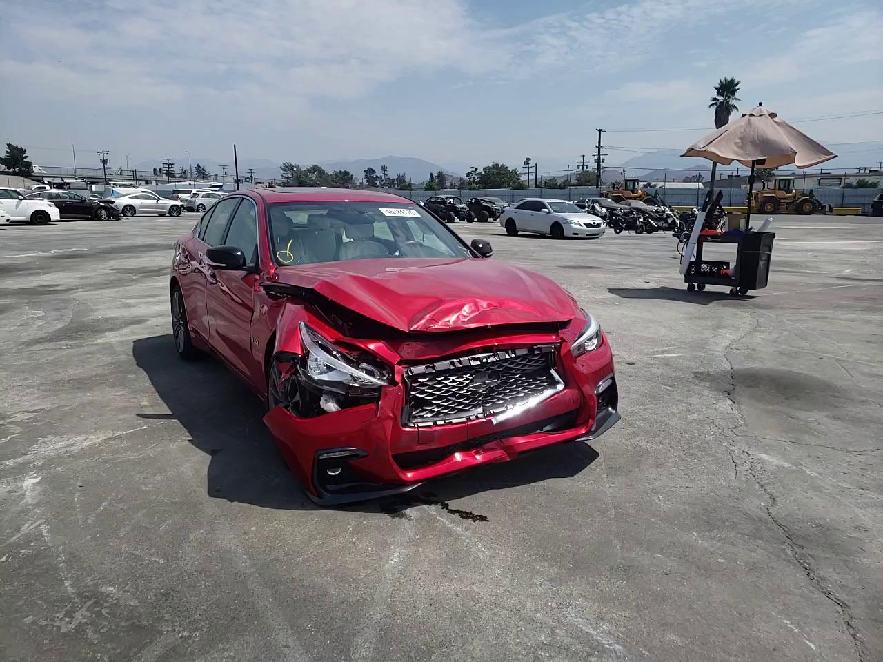 Photo 10 VIN: JN1FV7AP7LM630212 - INFINITI Q50 RED SP 