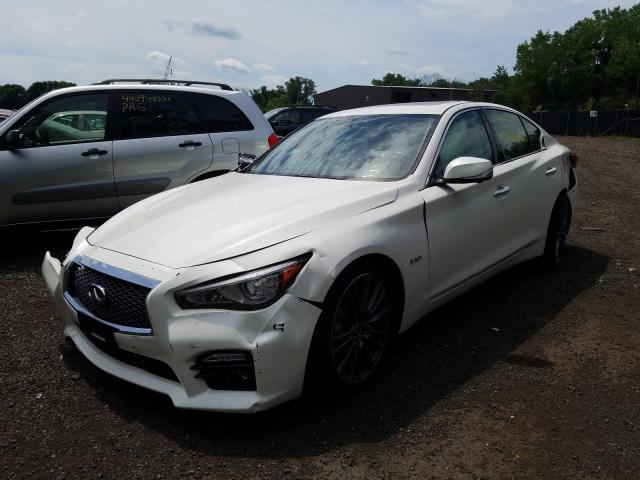 Photo 1 VIN: JN1FV7AR0GM450996 - INFINITI Q50 RED SP 