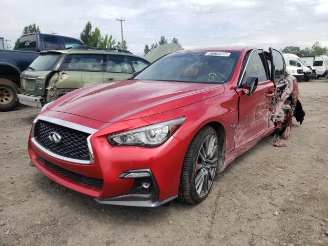 Photo 1 VIN: JN1FV7AR0JM480328 - INFINITI Q50 RED SP 