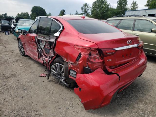 Photo 2 VIN: JN1FV7AR0JM480328 - INFINITI Q50 RED SP 