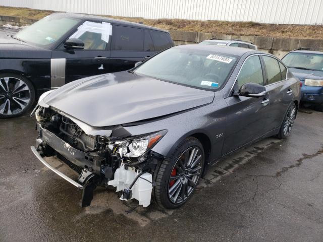 Photo 1 VIN: JN1FV7AR0JM481544 - INFINITI Q50 RED SP 