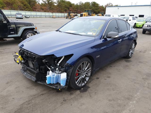 Photo 1 VIN: JN1FV7AR1JM481620 - INFINITI Q50 RED SP 