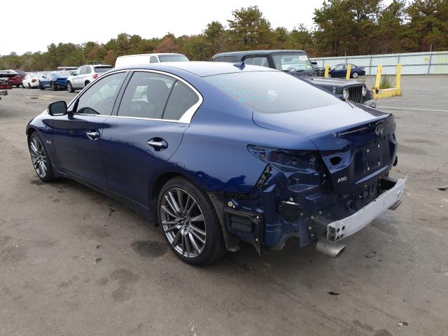 Photo 2 VIN: JN1FV7AR1JM481620 - INFINITI Q50 RED SP 