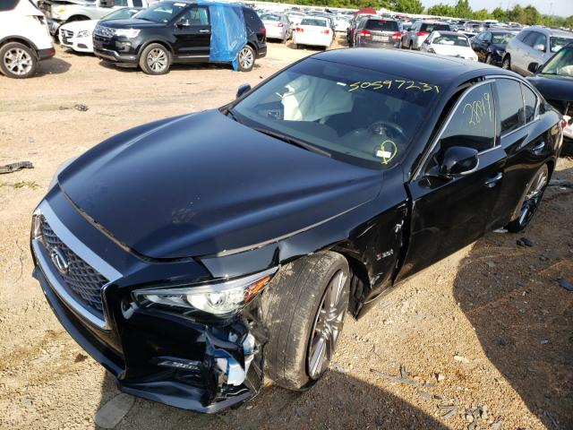 Photo 1 VIN: JN1FV7AR1KM800385 - INFINITI Q50 RED SP 