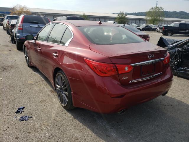 Photo 2 VIN: JN1FV7AR2GM451048 - INFINITI Q50 RED SP 