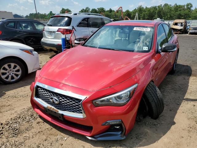 Photo 1 VIN: JN1FV7AR2KM830155 - INFINITI Q50 RED SP 