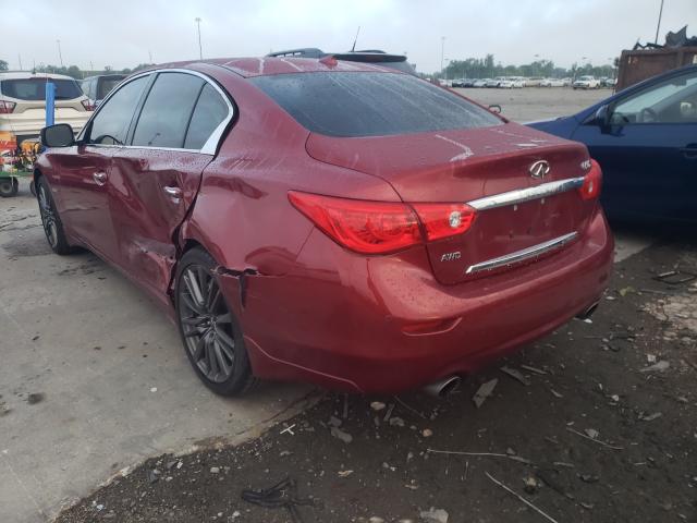 Photo 2 VIN: JN1FV7AR4GM452170 - INFINITI Q50 RED SP 