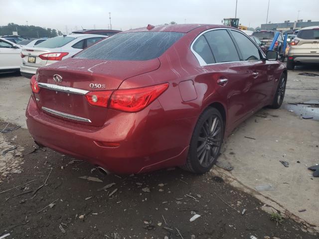 Photo 3 VIN: JN1FV7AR4GM452170 - INFINITI Q50 RED SP 