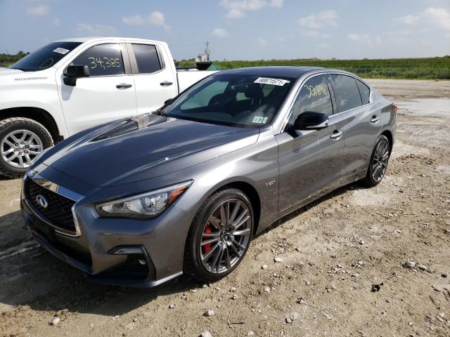 Photo 1 VIN: JN1FV7AR4LM660284 - INFINITI Q50 RED SP 