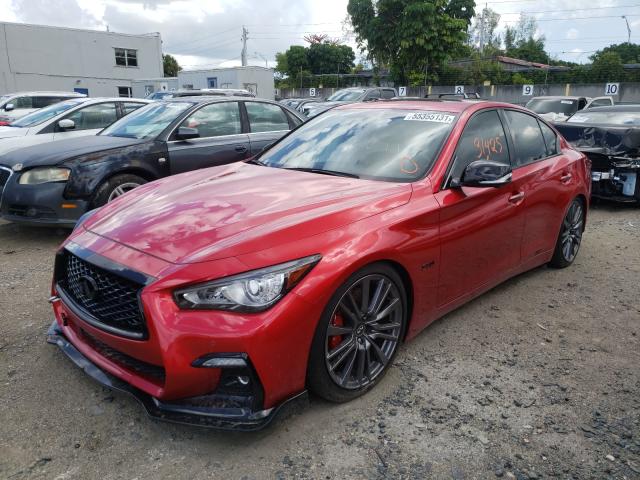 Photo 1 VIN: JN1FV7AR5JM480468 - INFINITI Q50 RED SP 