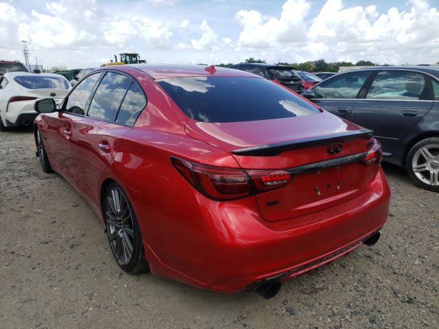 Photo 2 VIN: JN1FV7AR5JM480468 - INFINITI Q50 RED SP 