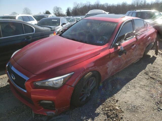 Photo 1 VIN: JN1FV7AR6HM872174 - INFINITI Q50 RED SP 