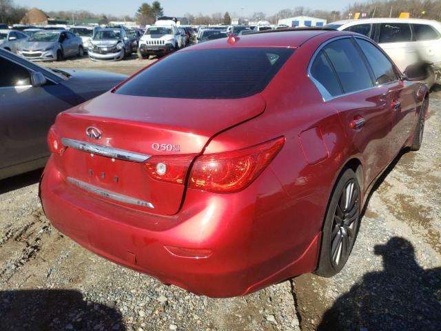 Photo 3 VIN: JN1FV7AR6HM872174 - INFINITI Q50 RED SP 