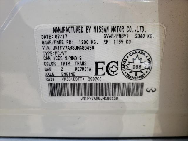 Photo 9 VIN: JN1FV7AR8JM480450 - INFINITI Q50 RED SP 