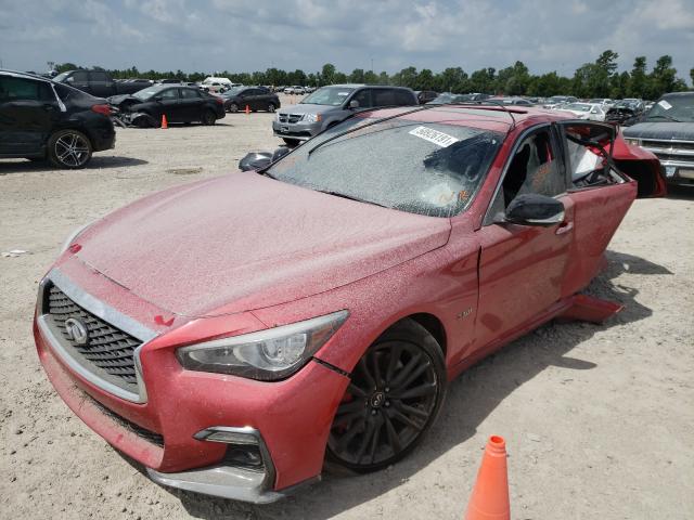 Photo 1 VIN: JN1FV7ARXJM481034 - INFINITI Q50 RED SP 