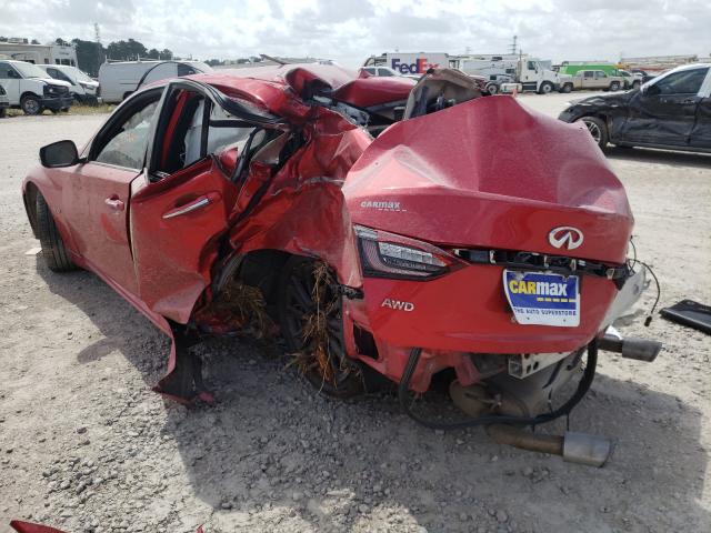 Photo 2 VIN: JN1FV7ARXJM481034 - INFINITI Q50 RED SP 