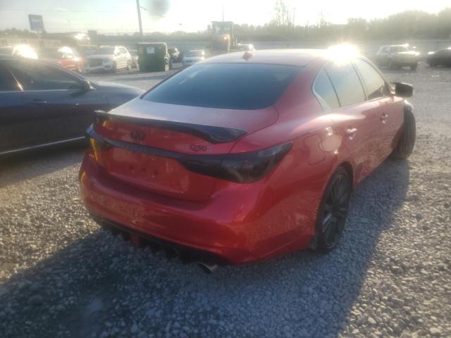 Photo 3 VIN: JN1FV7DP0NM370170 - INFINITI Q50 RED SP 