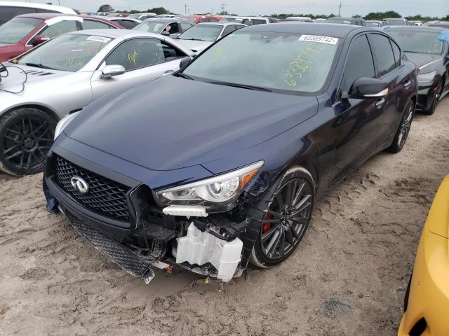 Photo 1 VIN: JN1FV7DP7MM850639 - INFINITI Q50 RED SP 