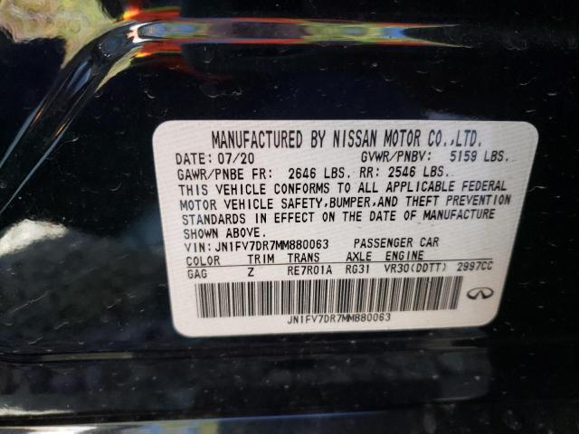 Photo 9 VIN: JN1FV7DR7MM880063 - INFINITI Q50 RED SP 