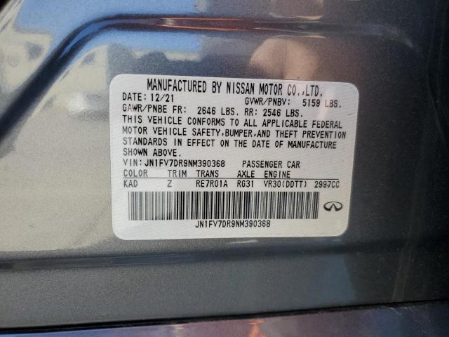 Photo 11 VIN: JN1FV7DR9NM390368 - INFINITI Q50 