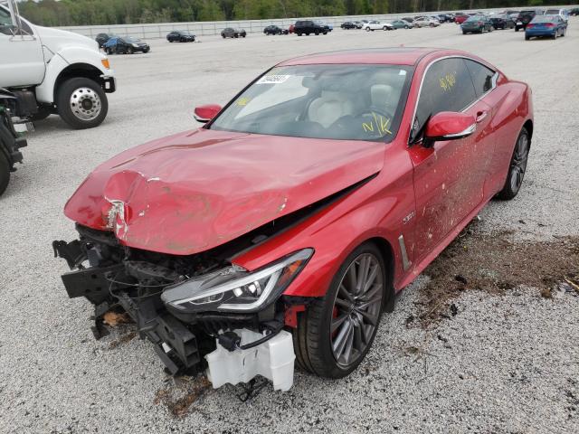 Photo 1 VIN: JN1FV7EK0HM611149 - INFINITI Q60 RED SP 