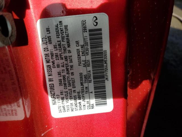 Photo 11 VIN: JN1FV7EK4JM530600 - INFINITI Q60 RED SP 