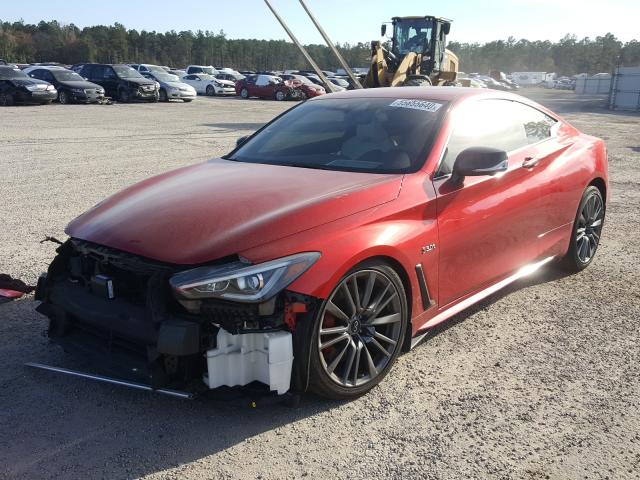 Photo 1 VIN: JN1FV7EK7HM610158 - INFINITI Q60 RED SP 