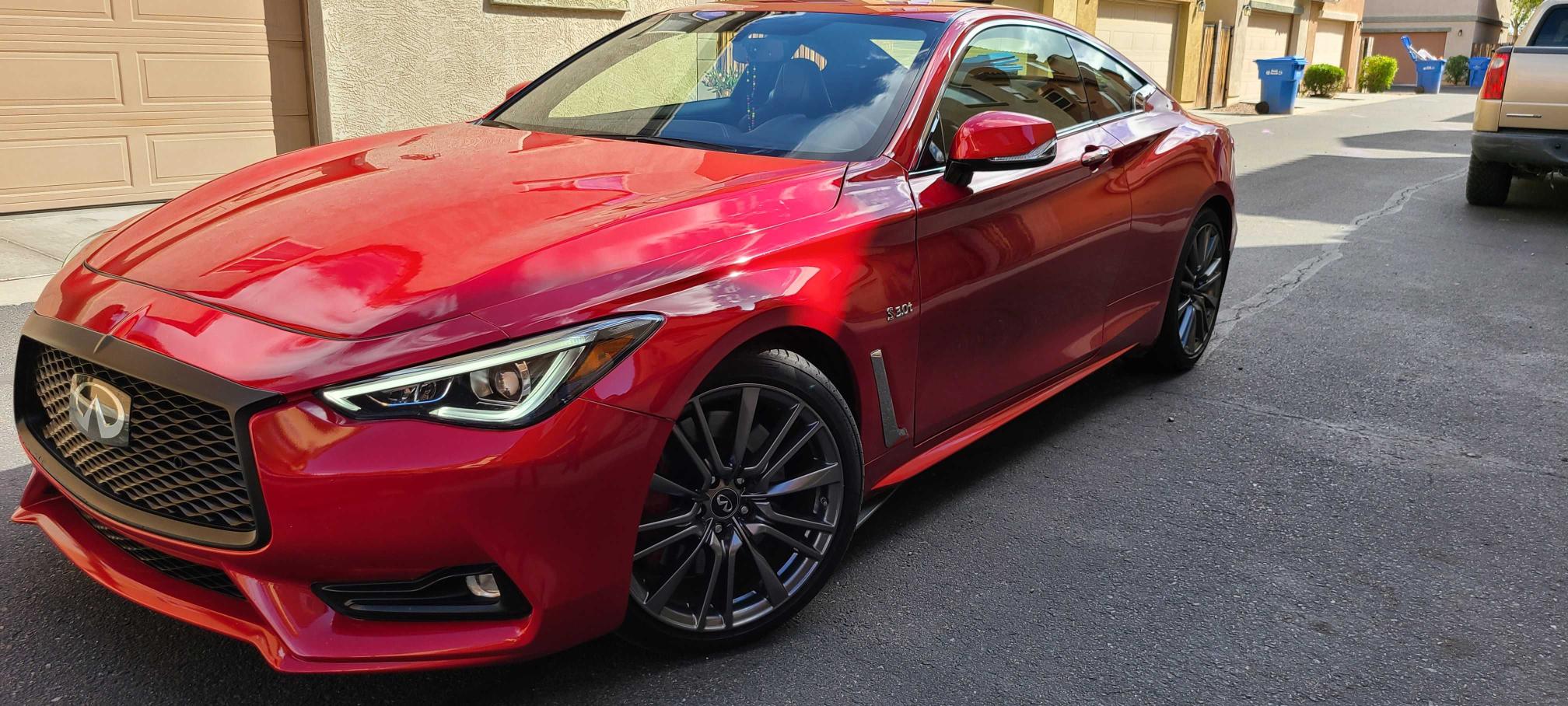 Photo 1 VIN: JN1FV7EK7HM610855 - INFINITI Q60 RED SP 