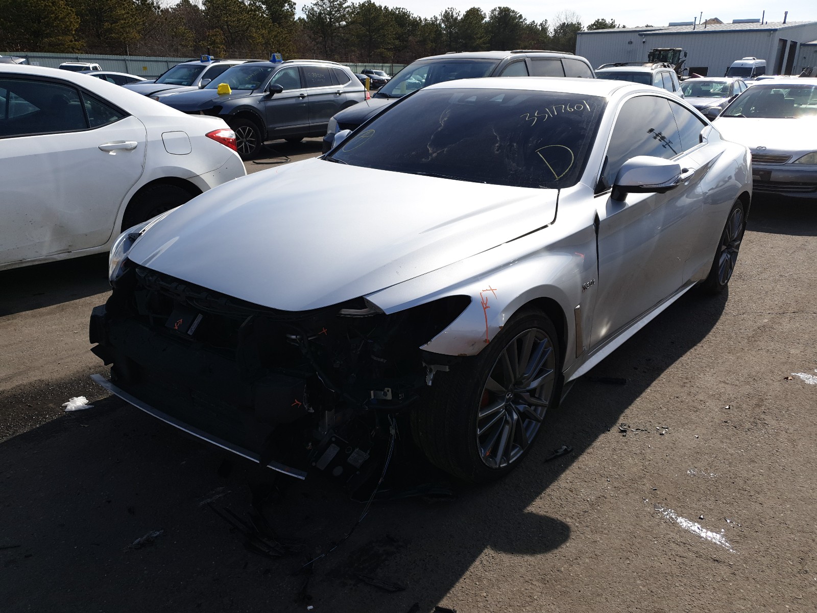 Photo 1 VIN: JN1FV7EL1HM701919 - INFINITI Q60 RED SP 