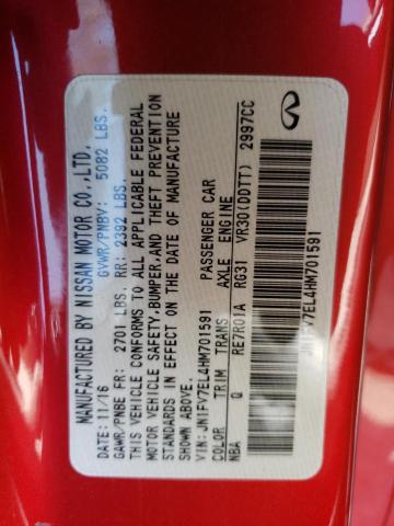 Photo 11 VIN: JN1FV7EL4HM701591 - INFINITI Q60 RED SP 