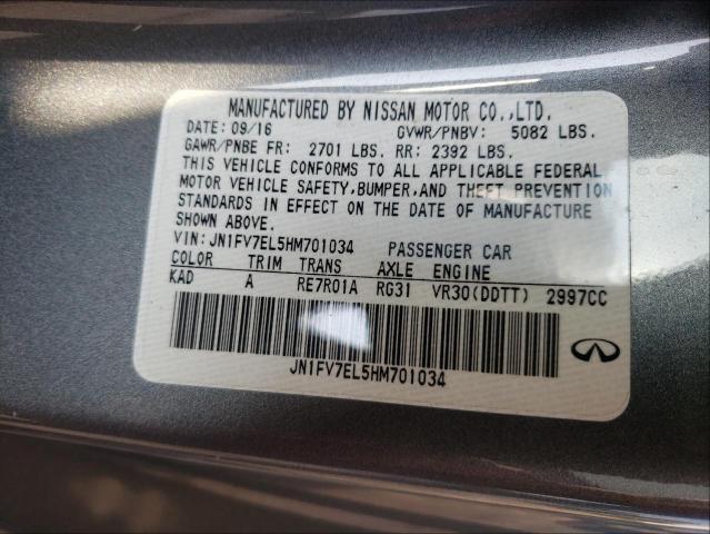 Photo 9 VIN: JN1FV7EL5HM701034 - INFINITI Q60 RED SP 