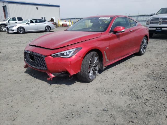 Photo 1 VIN: JN1FV7EL7JM631123 - INFINITI Q60 RED SP 