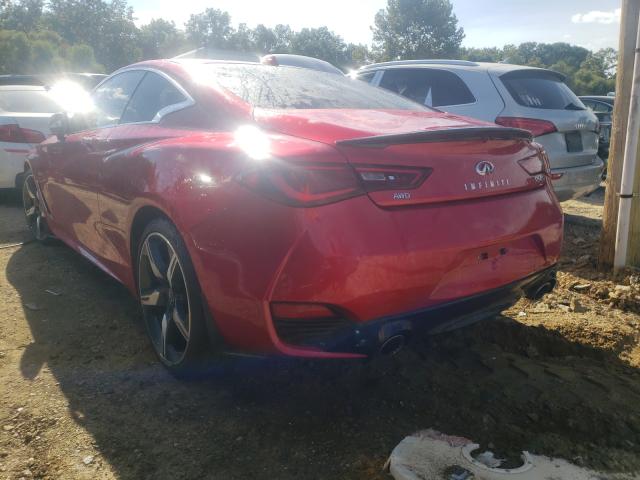 Photo 2 VIN: JN1FV7EL7JM631235 - INFINITI Q60 RED SP 