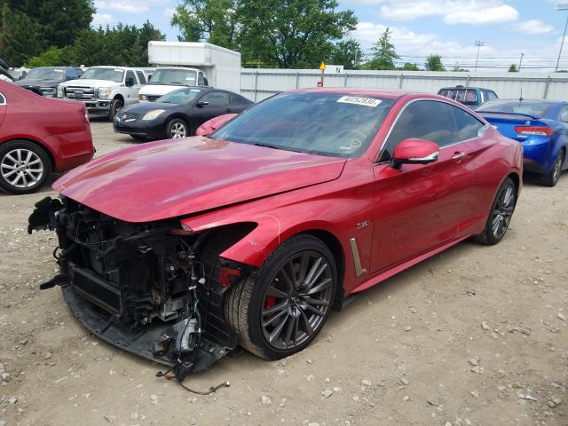 Photo 1 VIN: JN1FV7EL8HM701187 - INFINITI Q60 RED SP 