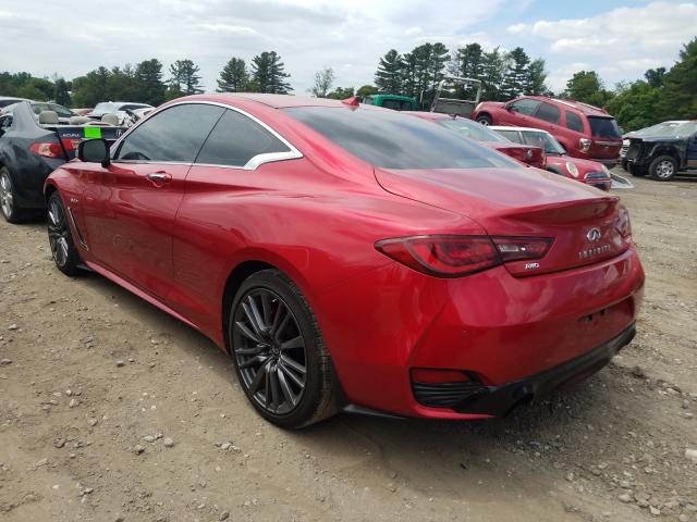 Photo 2 VIN: JN1FV7EL8HM701187 - INFINITI Q60 RED SP 