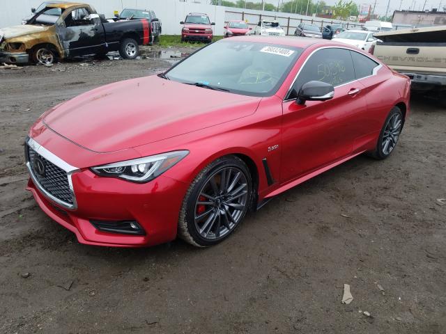 Photo 1 VIN: JN1FV7ELXHM701546 - INFINITI Q60 RED SP 