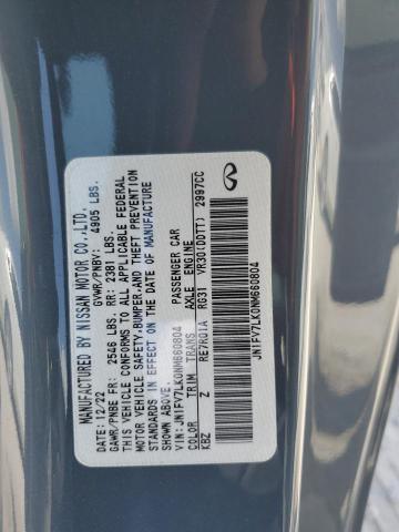 Photo 12 VIN: JN1FV7LK0NM660804 - INFINITI Q60 