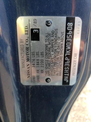 Photo 11 VIN: JN1HS36P7KW035608 - NISSAN 240SX SE 