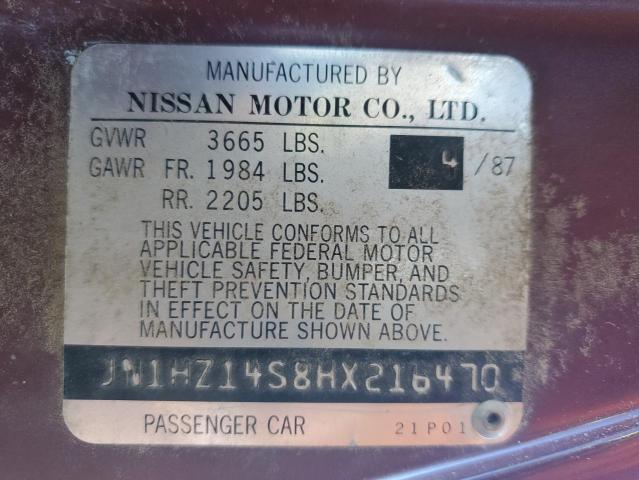 Photo 11 VIN: JN1HZ14S8HX216470 - NISSAN 300ZX 