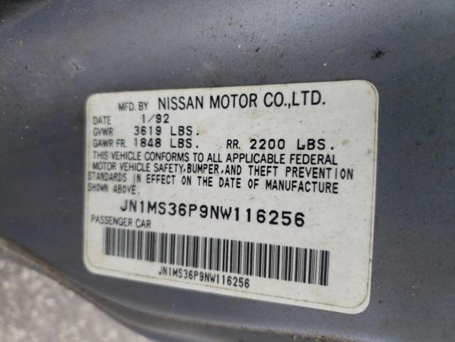 Photo 11 VIN: JN1MS36P9NW116256 - NISSAN 240SX 