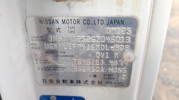 Photo 1 VIN: JN6DW12S2GZ045013 - NISSAN CIVILIAN 