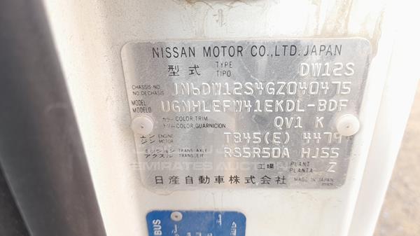 Photo 1 VIN: JN6DW12S4GZ040475 - NISSAN CIVILIAN 